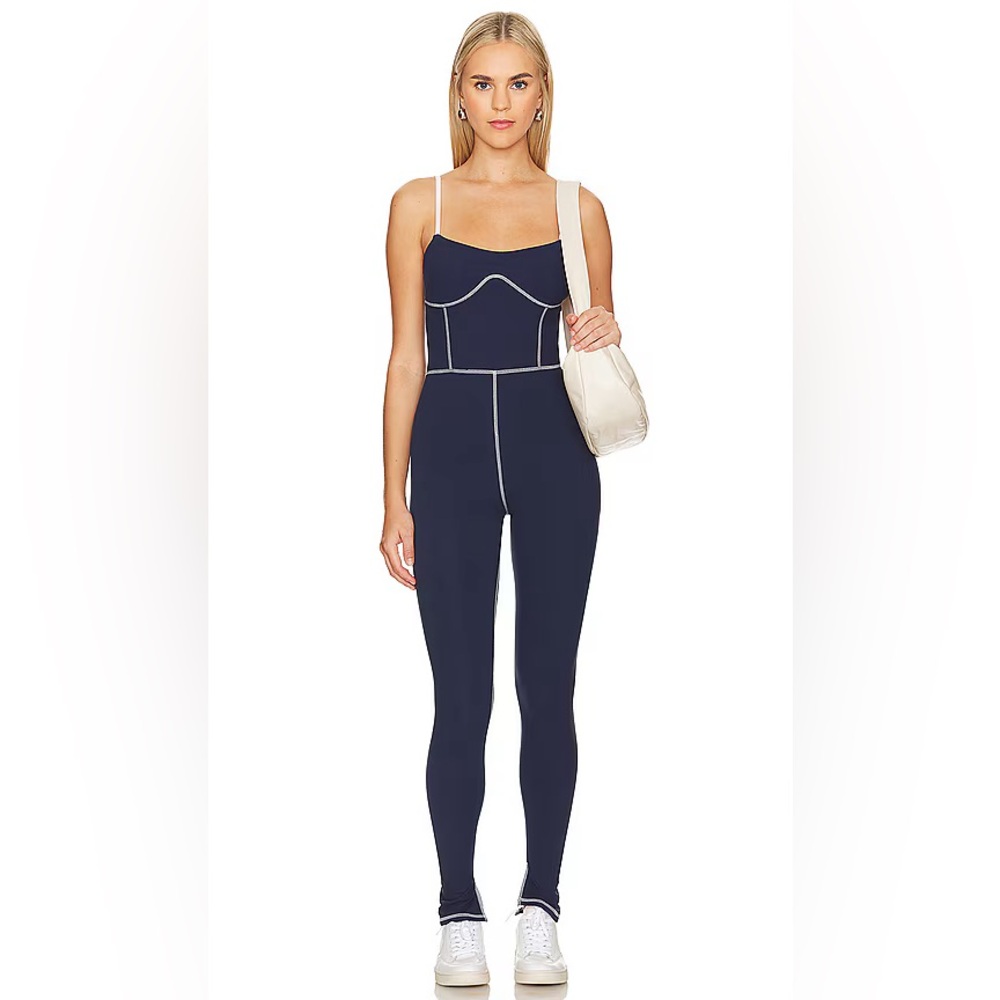 WeWoreWhat silhouette ankle flare jumpsuit